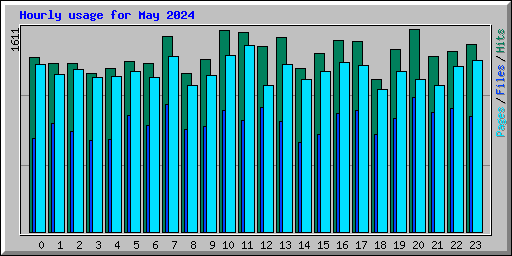 Hourly usage for May 2024